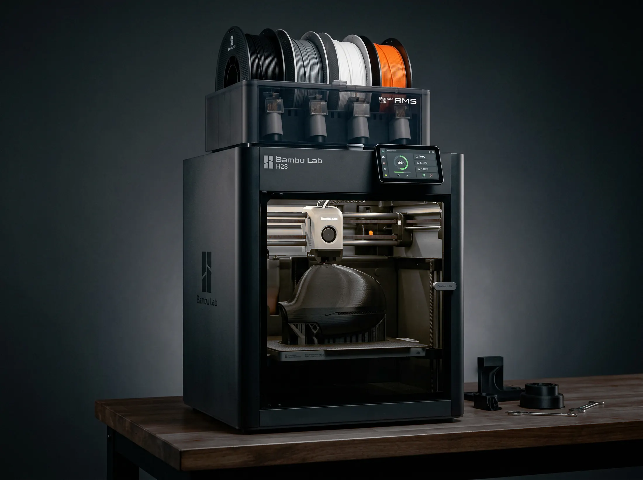 3D printer producing a prototype part
