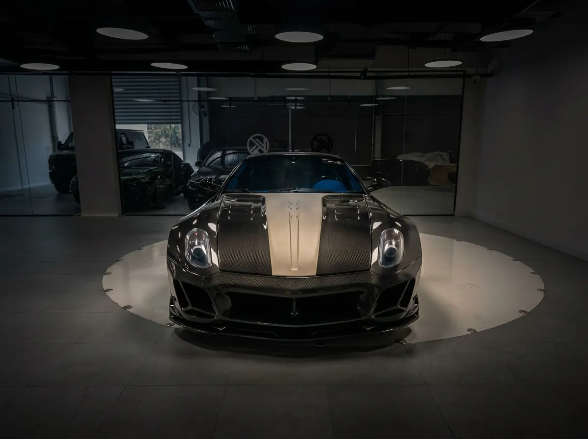 599 RF, a one-of-one in exposed carbon fibre