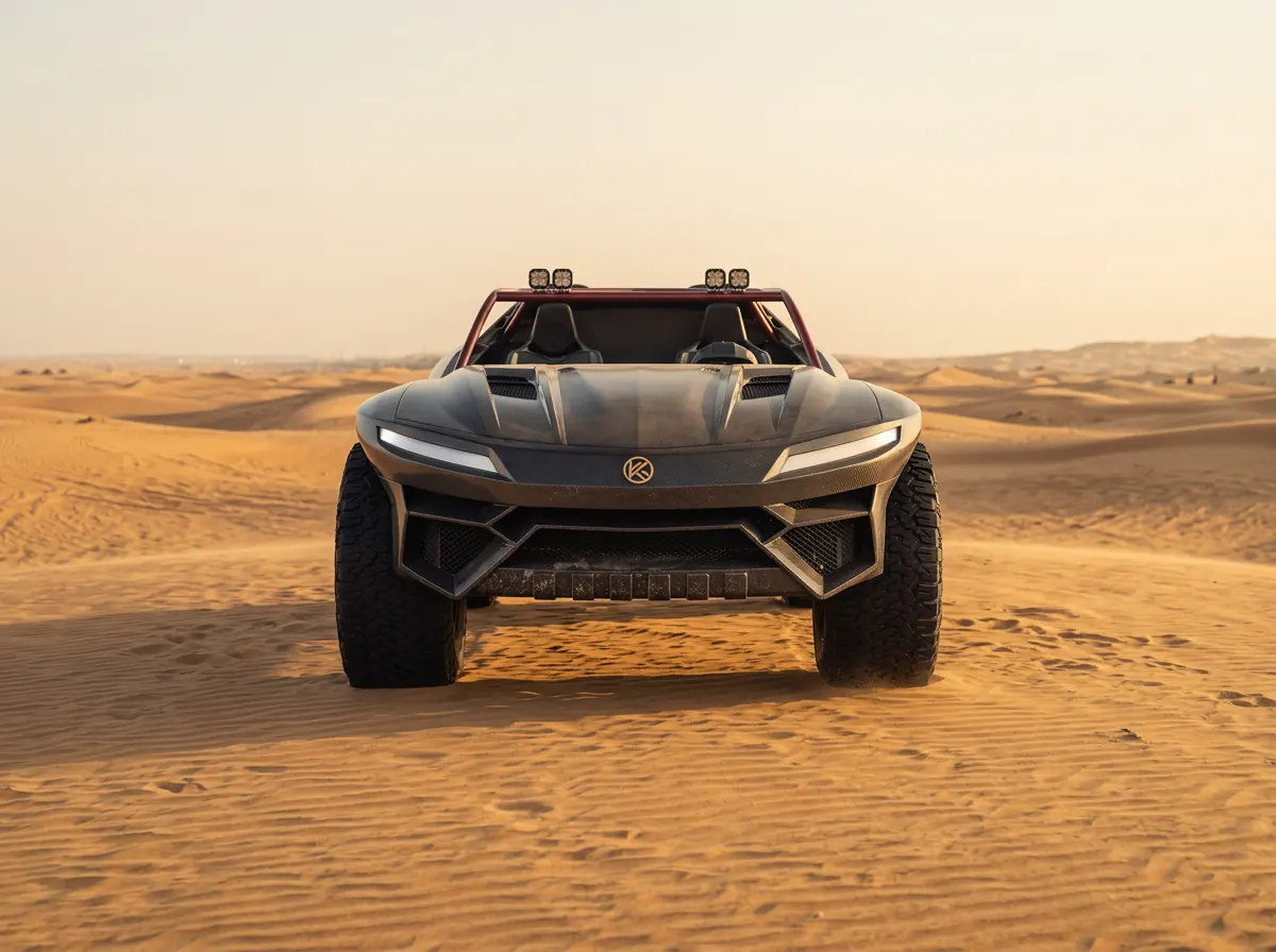Karbon Toys Can-Am buggy in the dunes
