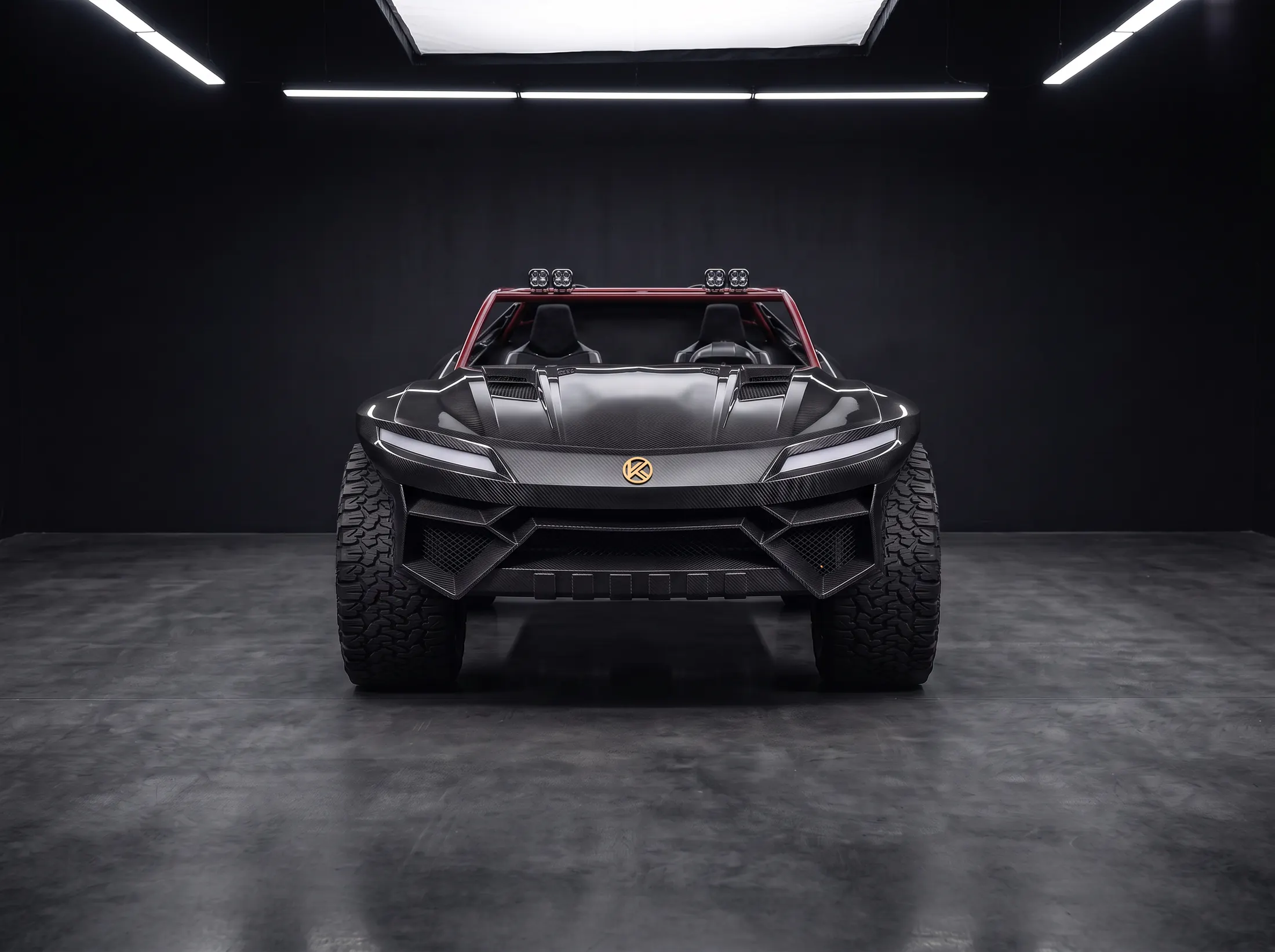 Karbon Toys Can-Am buggy, front, studio render