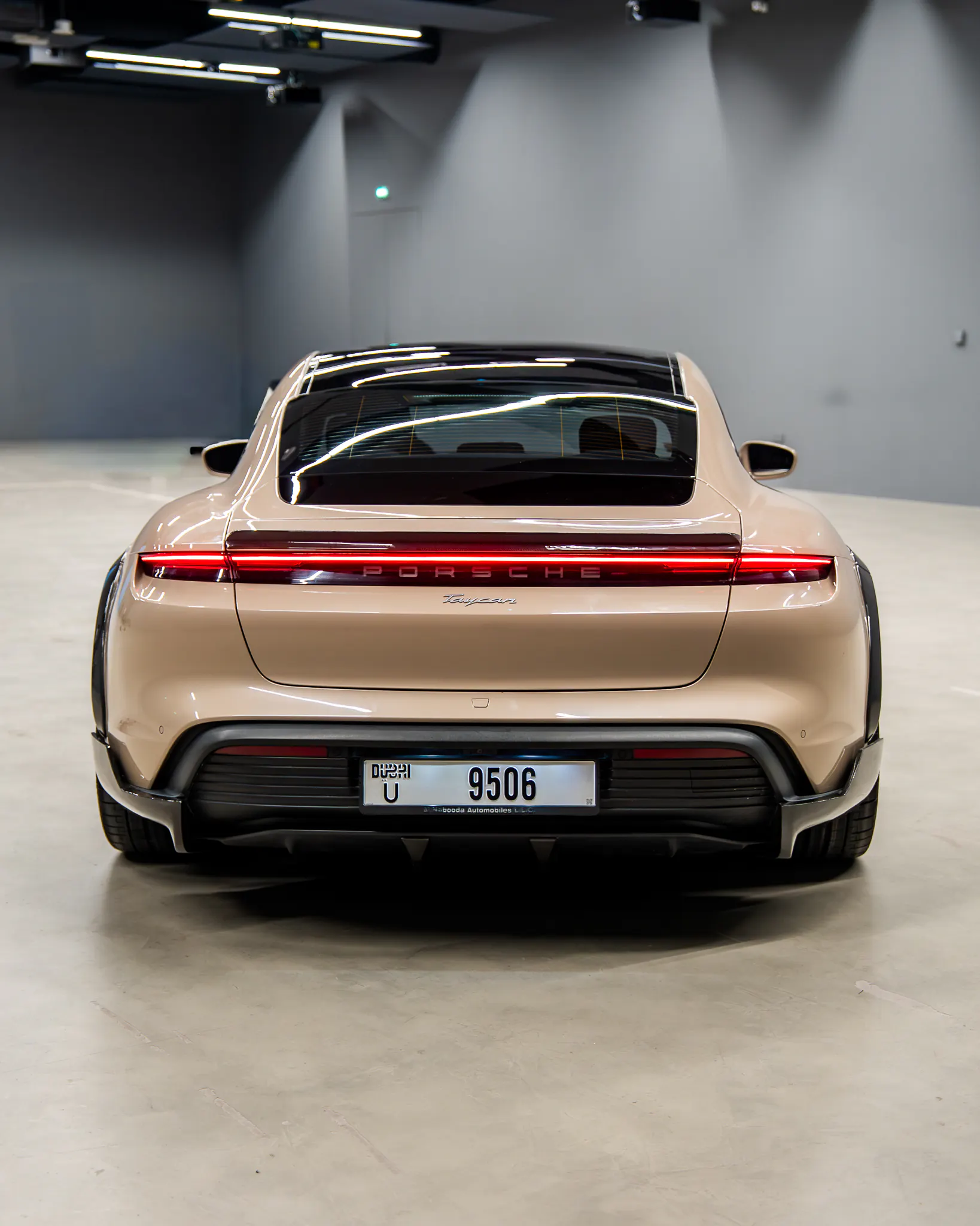 Porsche Taycan, rear, carbon diffuser